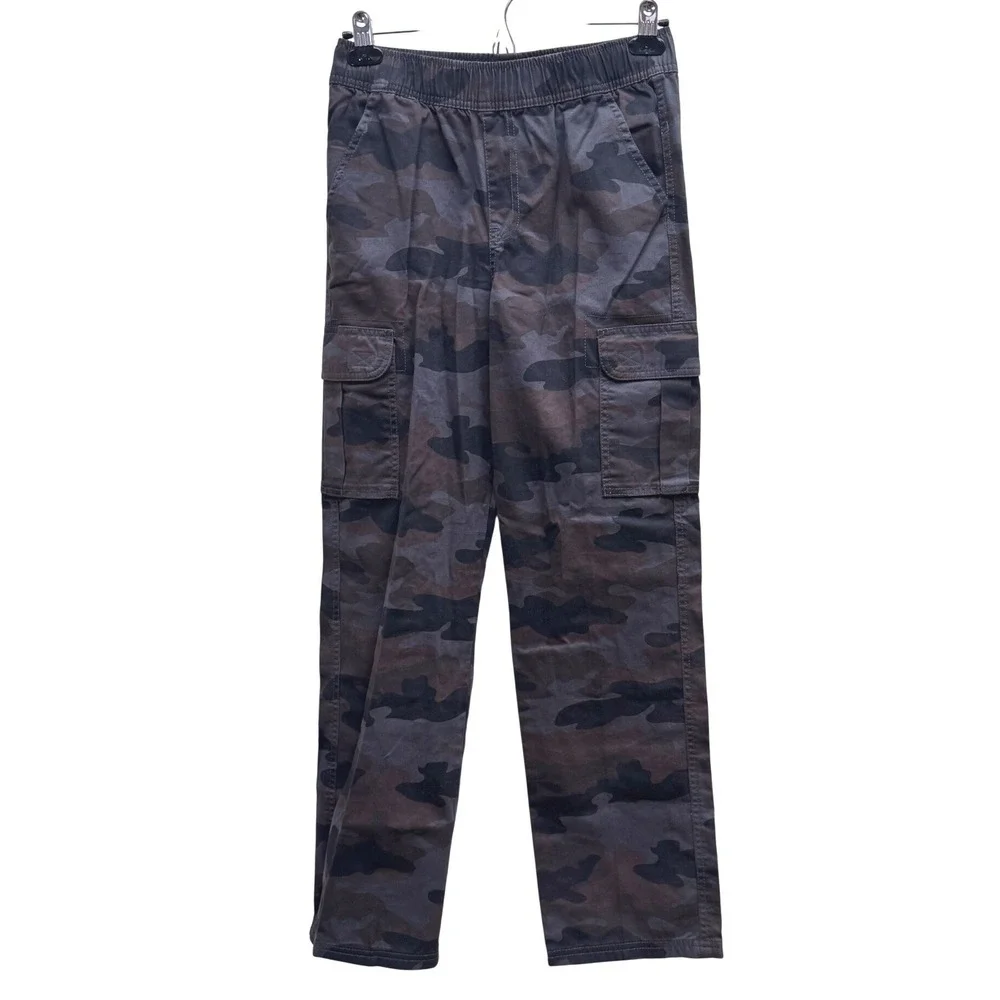 The Children's Place Pants Bundle Stretch Camo Cargo Tan Size 14 Boys Lot 3pk